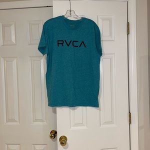 RVCA, mens large, t-shirt, teal
